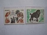 1987年摩纳哥国际狗展邮票（2全）