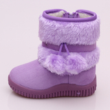 冬季新款女童棉鞋男童棉靴子儿童雪地靴宝宝保暖鞋中筒靴防滑鞋女