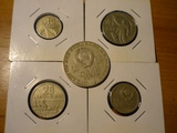 1970年 苏联 十月革命50周年 纪念币 5枚全套