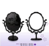安娜苏欧式公主旋转梳妆台镜可爱便携台式大号美容化妆镜子
