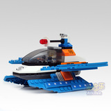 乐高式塑料拼插儿童积木拼装玩具 星级太空系列双翼战机飞机飞船