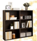 自由组合简易单个书柜宜家儿童书架储物柜欧式组合柜置物柜家具