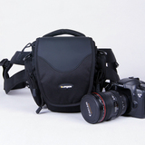 原装专业相机包单反 单肩尼康D90佳能600D 60D斜跨防水数码摄影包