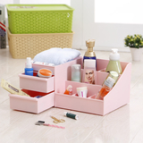 护肤品收纳盒梳妆台化妆用品收纳箱卫生间桌面大号塑料抽屉整理盒