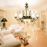 欧式复古典青铜奢华美式客厅吊灯简约创意豪华限时特价局地包邮