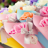 促销创意糖果色婚礼玫瑰 小蛋筒 韩式喜糖盒子 欧式清新欧式桌糖