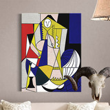 美国波普艺术家 利希滕斯坦 抽象女人前卫POP有框装饰画无框画