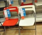 【IKEA宜家代购】 尼斯折叠椅子餐椅办公电脑椅工作椅休闲椅 特价