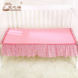 龙之涵 婴儿床床单 新生儿床上用品 宝宝纯棉床罩被单全棉床裙