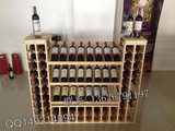 宜家创意实木红酒架红酒展示架葡萄酒架木质酒柜尺寸定做