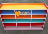 玩具柜 儿童游戏柜 幼儿园收纳柜玩具架 十五格五层鞋柜书包柜