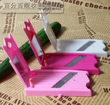 黄瓜土豆切片器不锈钢刀片美容化妆工具自制面膜带小镜子切片器