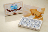 现货！ 日本代购北海道特产白色恋人18枚入 黑巧克力饼干礼盒装