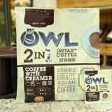 猫头鹰OWL咖啡原装进口 即溶无糖二合一 香浓顺滑 30小包360g热卖