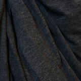 全棉深灰色莱卡棉进口针织布料四面弹T恤夏运动卫衣服装面料