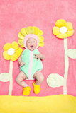 太阳花主题最新款影楼儿童摄影服装百天宝宝拍照服饰婴儿卡通造型