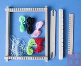手工DIY 编织 古老木制 科技小制作 木制模型 益智玩具 织布机