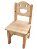 幼儿园椅子厂家直销原木笑脸椅子儿童椅靠背椅宝宝椅小凳子童椅