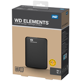 西数WD新款E元素 1T移动硬盘 1000G 超薄2.5寸 USB3.0 原装正品