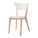 宜家代购IKEA 诺米拉椅子餐椅休闲椅 白色红色 桦木