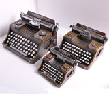 复古打字机模型 仿古老式打字机 打字机模型/橱窗摆件 道具模型