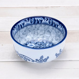 日本韩国原装进口碗陶瓷器餐具青花釉下彩参宝4.5寸韩式饭碗