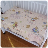 婴儿床上用品 纯棉床单 被单 宝宝卡通床单全棉 幼儿园宝宝床单