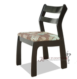 全实木餐椅 北欧宜家风格艺术餐椅 西餐厅餐椅 休闲椅 木面餐椅