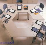 自由组合会议桌简约现代小型会议桌办公桌洽谈桌异形桌培训桌包邮