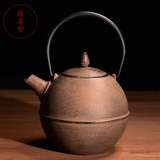 龟寿堂 无涂层铸铁壶日本南部手工 老铁壶煮水烧水茶壶功夫茶具