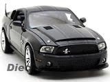 欧美 汽车模型车模福特野马 SHELBY谢尔比 黑色  1:18 GT500