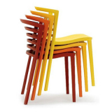 威尼斯椅 时尚简约 休闲椅子办公椅 塑料餐椅大师设计师椅子