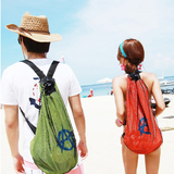 特价韩国网眼沙滩包 双肩休闲包登山包 游泳包时尚运动户外背包