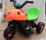 瓢虫甲壳虫充电儿童电动摩托车可骑可坐宝宝小孩三轮车玩具电瓶车