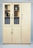 上海办公家具 书柜 带锁柜子 文件柜 木质 玻璃门资料柜 档案柜