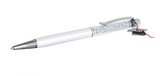 施华洛世奇14年新款白色水晶笔毕业帽吊坠圆珠笔正品联保5064388