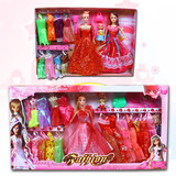 芭比娃娃甜甜屋大套装礼盒梦幻衣橱Barbie芭芘公主女孩玩具洋包邮