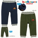 日本代购 73-3208-845 mikihouse H.B绗缝柔棉混纺保暖长裤