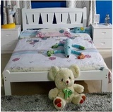 特价 实木床单人床双人床成人床儿童床松木床1.21.51.8米 实木床
