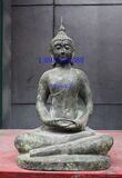 【古玩收藏家】宗教佛像铜佛像~纯铜泰国佛像 泰式如来佛高46cm折