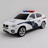 国凯正品1：14警察车正版授权宝马X6遥控车充电遥控汽车儿童玩具