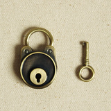 【复古小熊锁】日记本行李箱可爱带钥匙可打开古铜色仿古挂锁