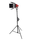 摄影800W红头灯+2米灯架套装 调焦微电影暖光录制采访新闻影视灯