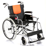 送159元大礼】鱼跃轮椅H062老年老人折叠轻便铝合金便携旅行轮椅
