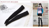 预订[M-201112-67]黑色过膝袜/momoko娃衣