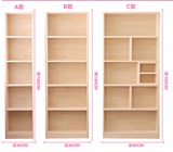 实木书架书柜储物柜简约现代组装多层书架柜子置物架厂家直销