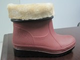 特价免邮2014款韩版女士时尚短筒保暖加绒内增高雨鞋雨靴套鞋水鞋