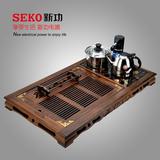 SEKO/新功f24鸡翅木茶盘组合套装实木煮水茶具茶盘自动加水茶艺炉