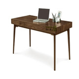 北欧宜家简约现代中式家具橡木老榆木胡桃木实木书桌办公桌电脑桌