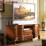 雅居格美式家具 卧室电视柜实木欧式小电视机桌储物地柜F9111